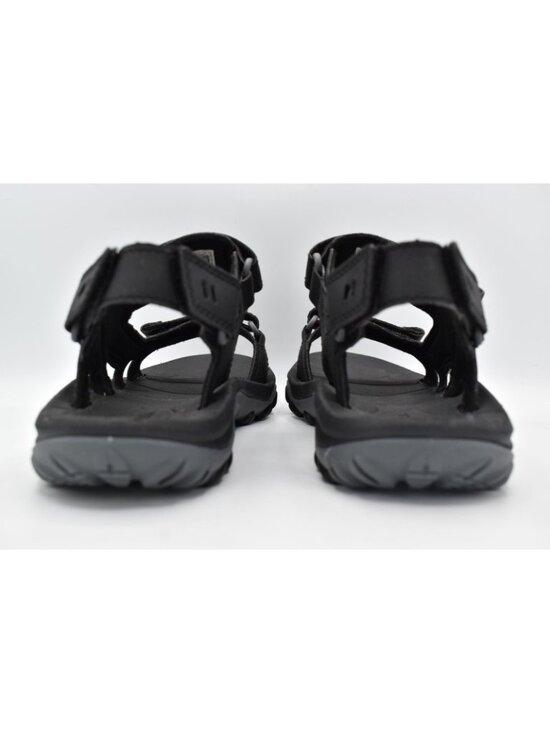 Merrell Men 11 Huntington Sport Convertible Black Leather Open Toe Sandals Shoes main image 11